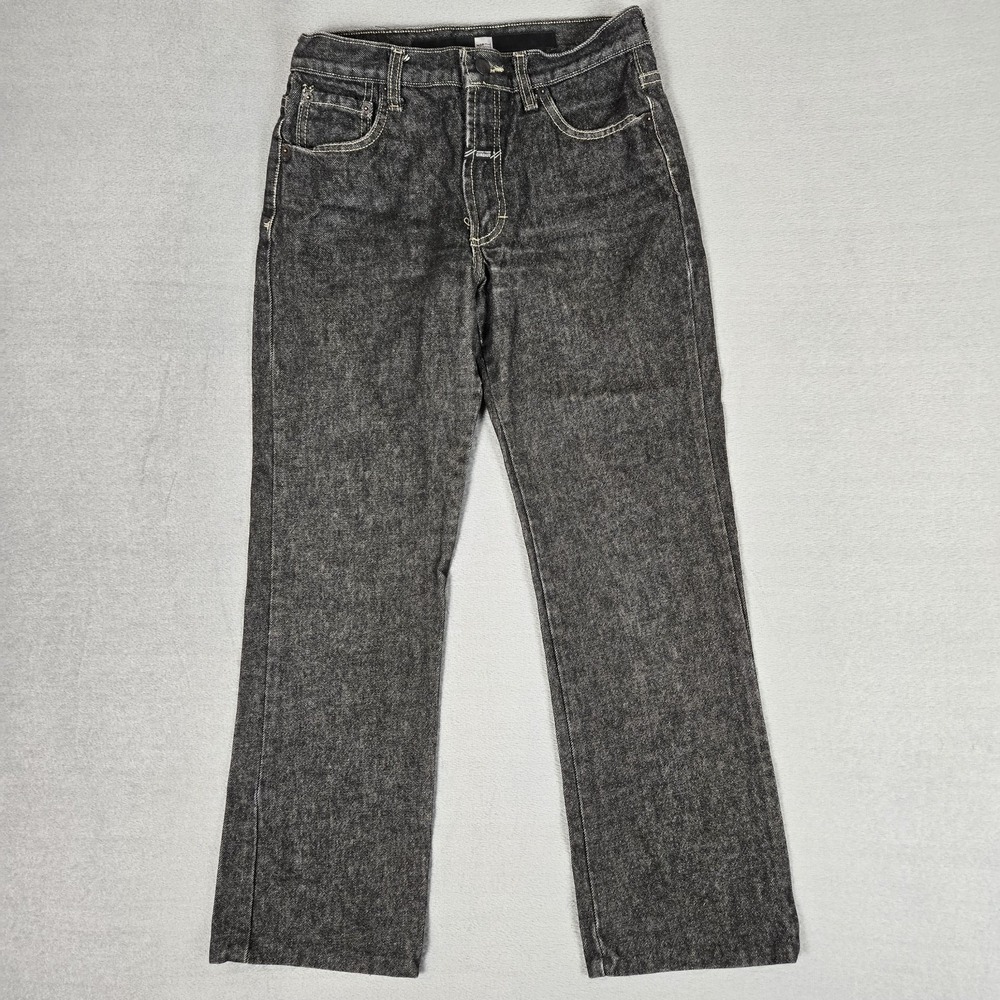 Vintage Marithe Francois Girbaud Jeans Womens 27 Black Bootcut Denim USA Made